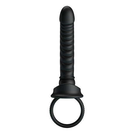 Vibrator Merritt anal mit Ring Schwarz