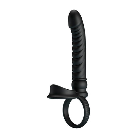 Vibrator Merritt anal mit Ring Schwarz