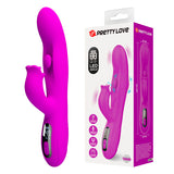 PRETTY LOVE - YALANDA HASE OSZILLIERENDER VIBRATOR MIT LED-ANZEIGE, LILA