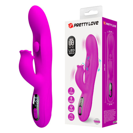 Vibrator Yalanda Rabbit oszillierend mit LED-Anzeige Lila