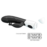 PRETTY LOVE - RASMUSSEN 30-FUNKTIONEN-HASE-VIBRATOR SCHWARZ