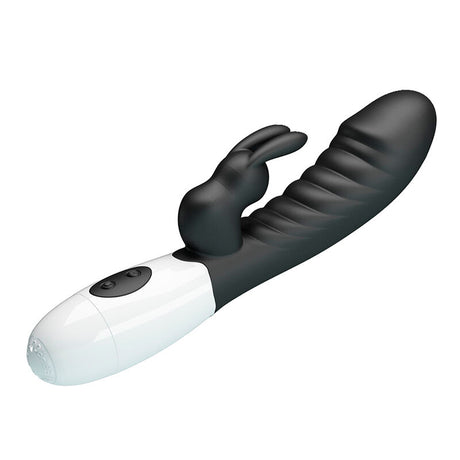 Vibrator Naughty Bunny Rabbit 30 Funktionen Schwarz