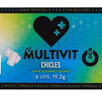 Wug Multivit – Funktionelles Multivitamin – Kaugummi mit Tropischem Geschmack, 8 Stück Pro Blisterpackung