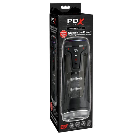 Masturbator Moto-Bator Pro Thrusting Stroker automatisch mit Vibration und Wärme 26,5 cm