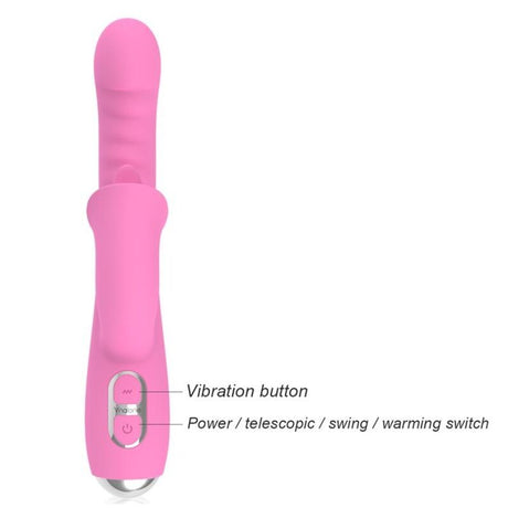 Vibrator T-May Rabbit mit Stoßfunktion und oszillierender Bewegung