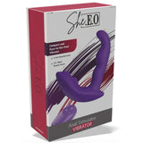 SHE.E.O – ROTIERENDER, VIBRIERENDER ANALSTIMULATOR MIT FERNBEDIENUNG – LILA