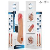 MR INTENSE - ARNOLD M VIBRATOR SILIKON-PENISHÜLLE MIT FERNBEDIENUNG 14,5 CM -Ø- 4 CM