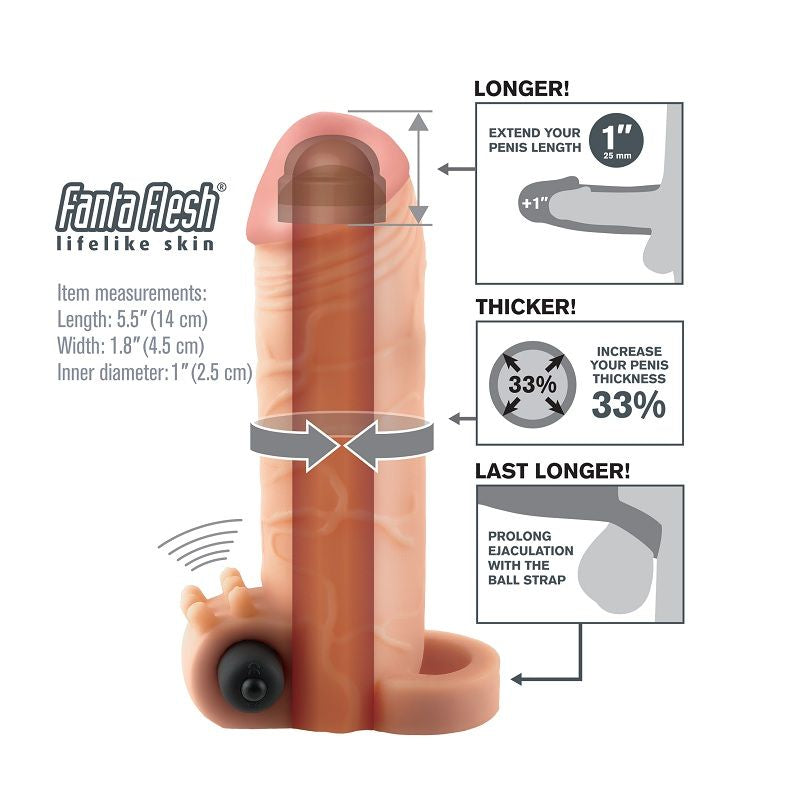 Fantasy x- Tensions - Vibrating Real Feel 1 Extension