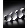Dildo Icicles Glas mit Kugeln Klar 22 x 2,5 cm