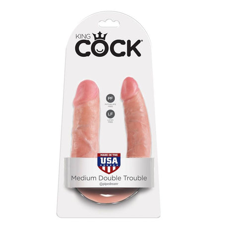 Doppeldildo Doppelpenetrationsdildo Natürlich 13,9 cm
