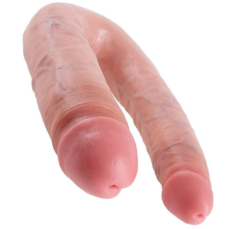 Doppeldildo Doppelpenetrationsdildo Natürlich 17,8 cm.2