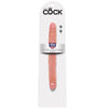 Doppeldildo King Cock 12 inch Slim Double Dildo Natur 30 cm