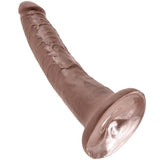 King Cock - 7 Dildo Schokolade 17.8 cm