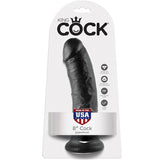 King Cock - 8 Dildo Schwarz 20.3 cm