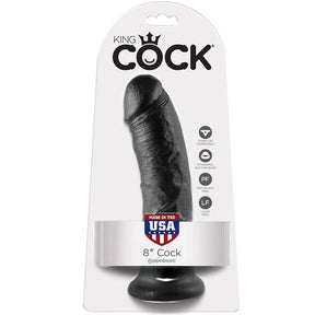 King Cock - 8 Dildo Schwarz 20.3 cm