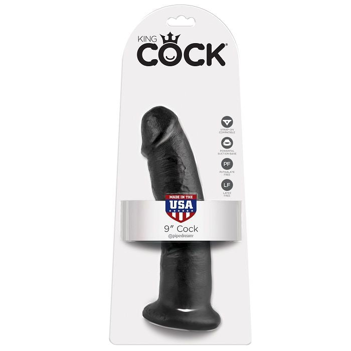 King Cock - 9 Dildo Schwarz 22.9 cm