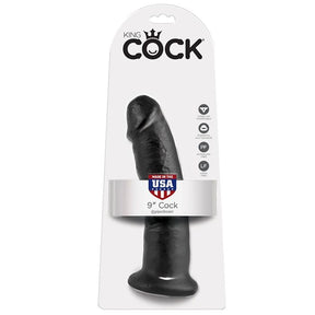 King Cock - 9 Dildo Schwarz 22.9 cm