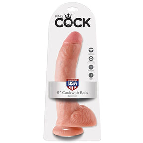 King Cock - 9 Schwanzfleisch mit Eier 22.9 cm