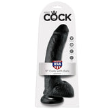 King Cock - 9 Dildo Schwarz mit Eier 22.9 cm