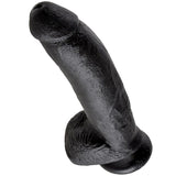 King Cock - 9 Dildo Schwarz mit Eier 22.9 cm