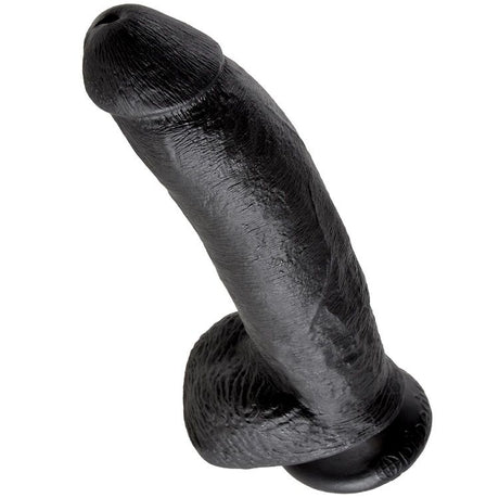 Dildo 9 Schwarz mit Eier.3