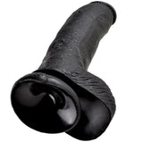 King Cock - 9 Dildo Schwarz mit Eier 22.9 cm