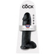 King Cock - 12 Dildo Schwarz mit Eier 30.48 cm