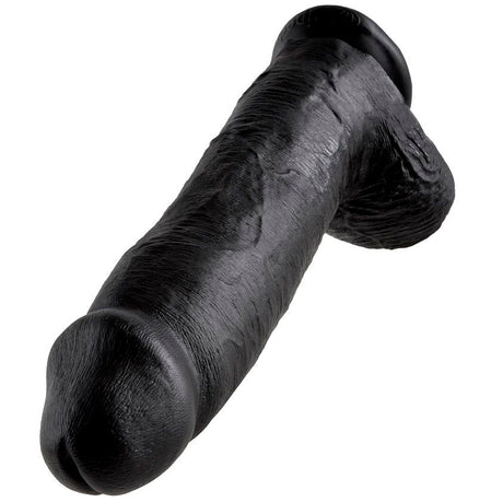 King Cock - 12 Dildo Schwarz mit Eier 30.48 cm