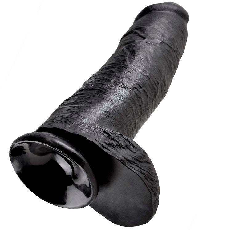 King Cock - 12 Dildo Schwarz mit Eier 30.48 cm