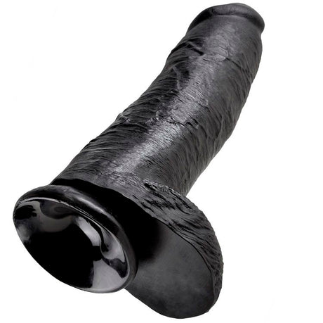 King Cock - 12 Dildo Schwarz mit Eier 30.48 cm