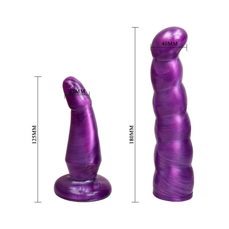 Baile - Weibliches Anal und Vaginalgeschirr Flieder g-Punkt 17 cm
