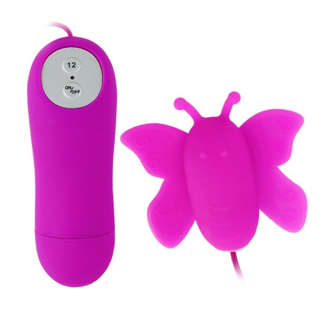 Baile - Love Eggs Butterfly Clitoris Stimulator 12 Geschwindigkeiten Lila Fernbedienung