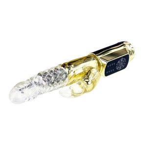Rabbit-Vibrator Gold Rabbit Prince mit Rotation Gold – Ansicht 4