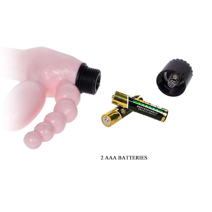 Baile - Seilloser TPR-Gurt mit Vibration und Analstimulation 25.4 cm