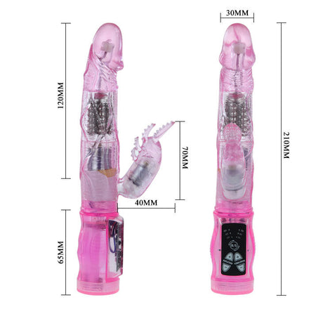 Vibrator Mini Kaninchen Intim Liebhaber Flieder 23 x 3,5 cm.3