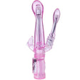 Rabbit-Vibrator flexibel mit Analstimulator
