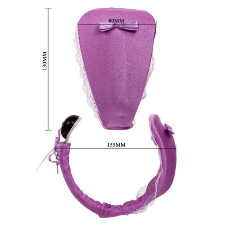 Baile - Tanga mit Vibrator mit Flieder Fernbedienung