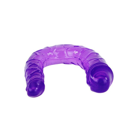 Doppeldildo in Flieder Flexibler Gelee 29 x 3,5 cm.2