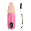 Auflegevibrator Tongue Massager mit Noppenzunge Rosa