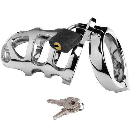 Fetisch-Toy Kfig Ring Metallkfig