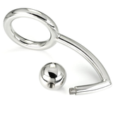 Metal Hard - Penisring mit Anal-Eindringlingshaken, 45 mm
