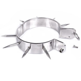 Metal Hard - BDSM-Sklavenhalsband mit Spitzen