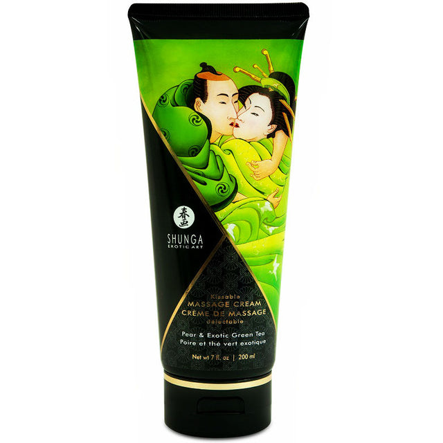 Shunga - Birne & Grüner Tee Massagecreme 200 ml