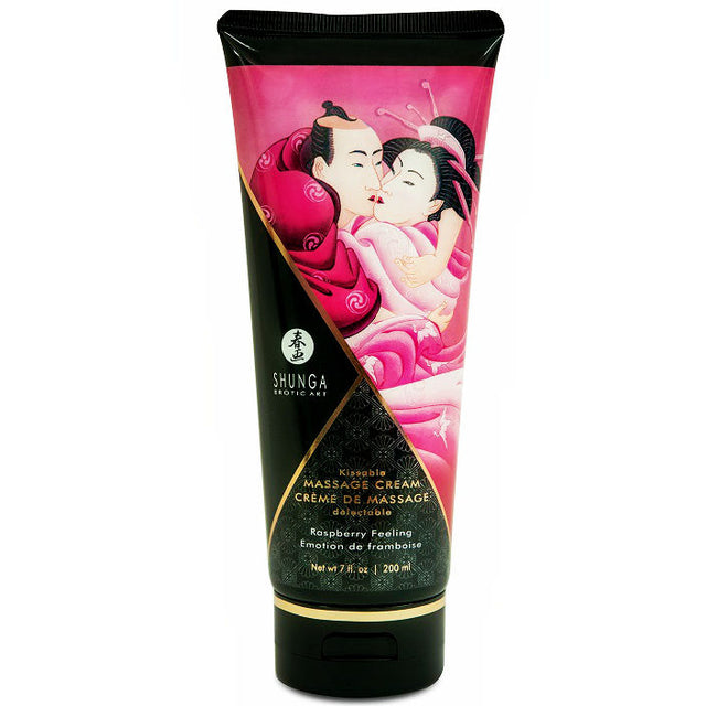Shunga - Himbeer-Massagecreme 200 ml