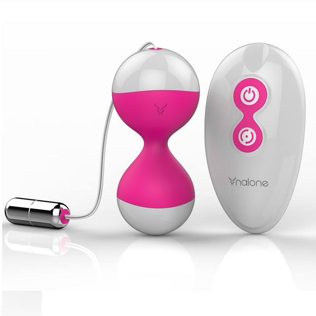Liebeskugel Miu mit Vibration und Fernbedienung Pink