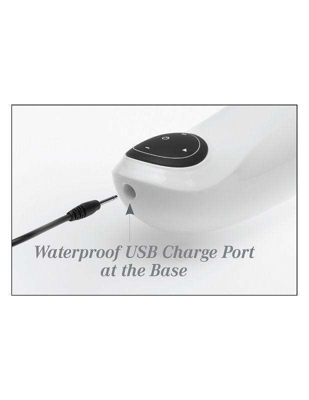 Extreme Toyz - Pdx Mega Bator USB-Mnnlicher Masturbator Vagina Weiss
