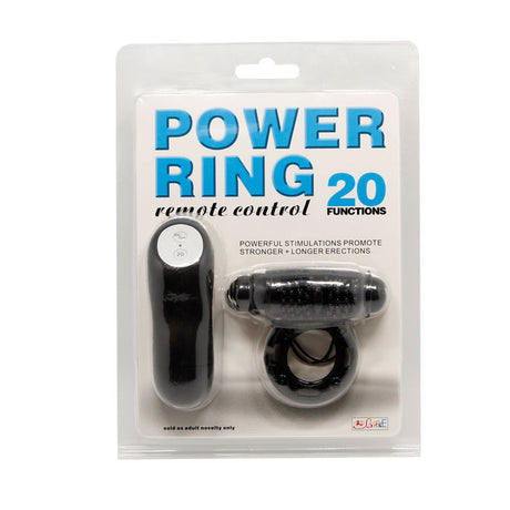 Penisring Ring Fernbedienung Schwarz 20v.6