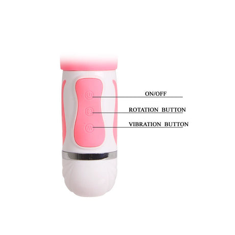 Rabbit-Vibrator Smart Steven Rabbit Rosa 27 x 27 cm.3