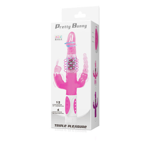Vibrator Pretty Bunny Dreifacher Rotator.6
