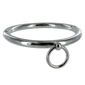 Metal Hard - BDSM-Halskette mit Ring 18 cm